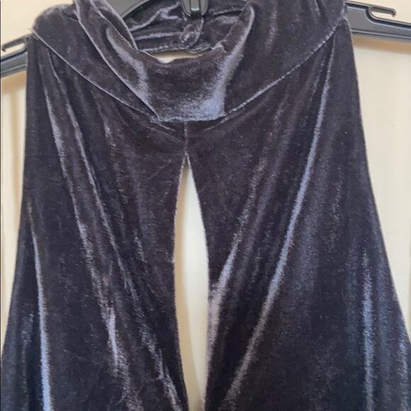 Grey Velvet Tart Cutout Short Mini Dress New Halter Sleeveless Small Backless - Picture 3 of 6